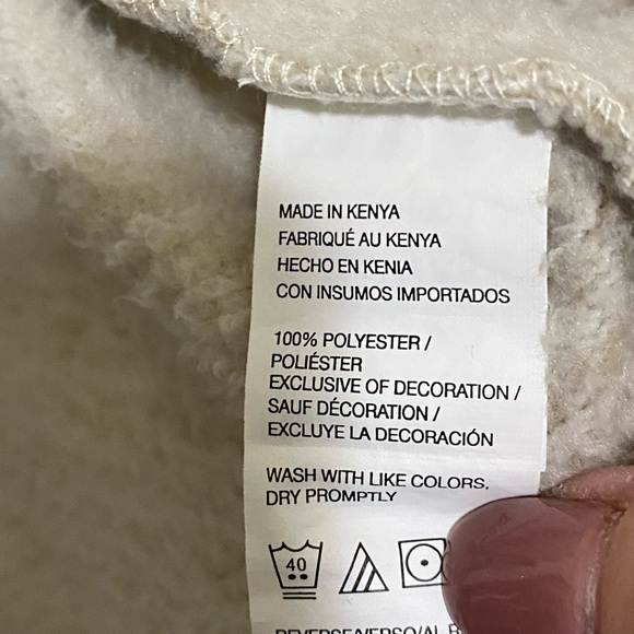 IZOD Pullover Quarter Zip Sweater Oatmeal Color Sz XXL - Picture 5 of 6